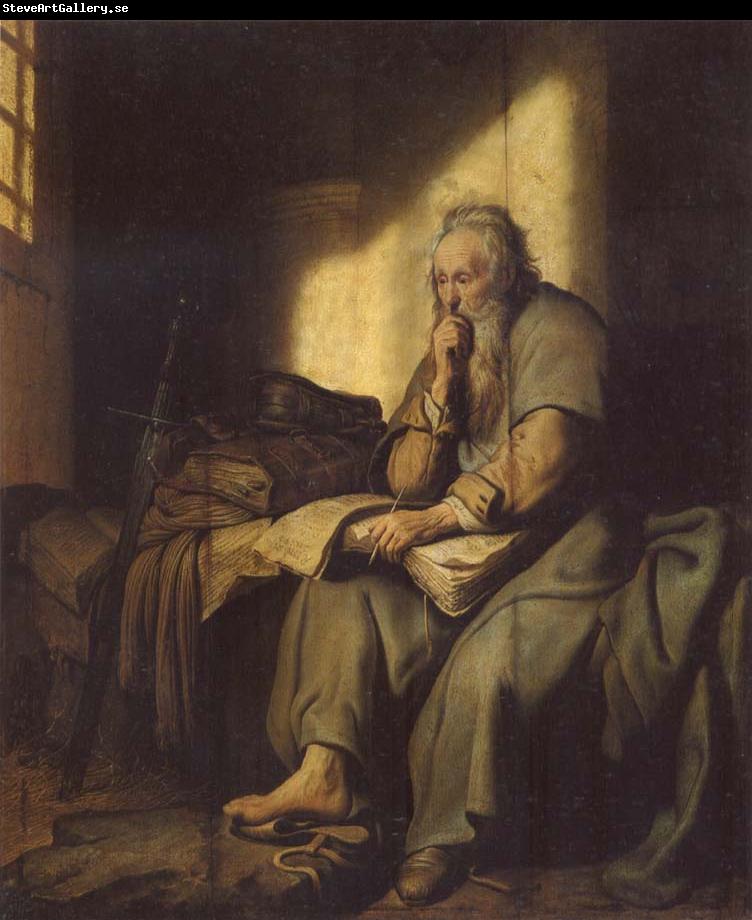 REMBRANDT Harmenszoon van Rijn The Apostle Paul in Prison